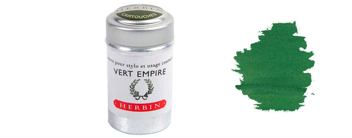 J.Herbin Cartuccia d'Inchiostro Vert Empire - Verde