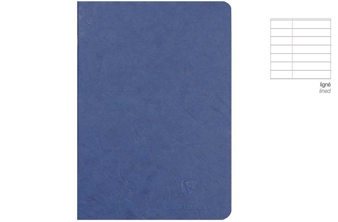 Clairefontaine Age Bag - A4 - Rigo con Margine - Quaderno Spillato - Blu