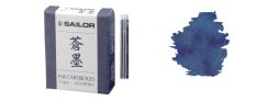 Sailor Pigment Ink Cartucce - Sou-boku - Blu Black Pigmentato