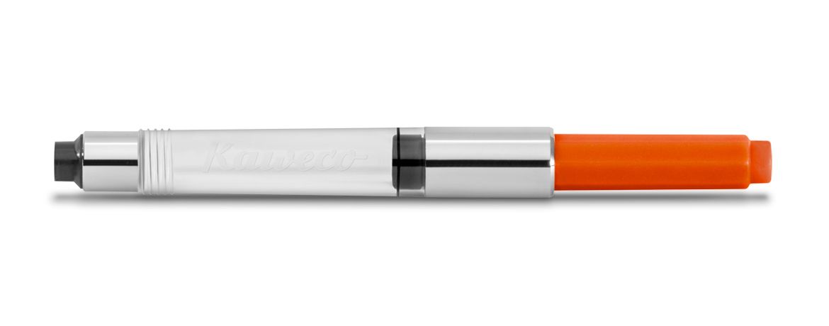 Kaweco Converter Standard per Penna Stilografica - Elementi Cromati - Sunshine Orange