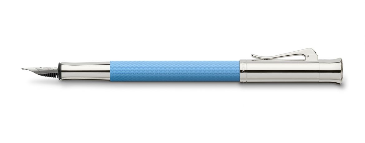 Graf Von Faber Castell - Guilloche - Penna Stilografica - Azzurra