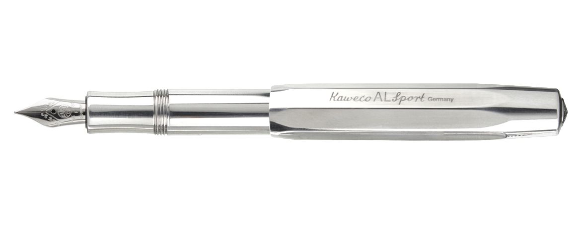 Kaweco AL Sport Penna Stilografica tascabile in alluminio - Raw
