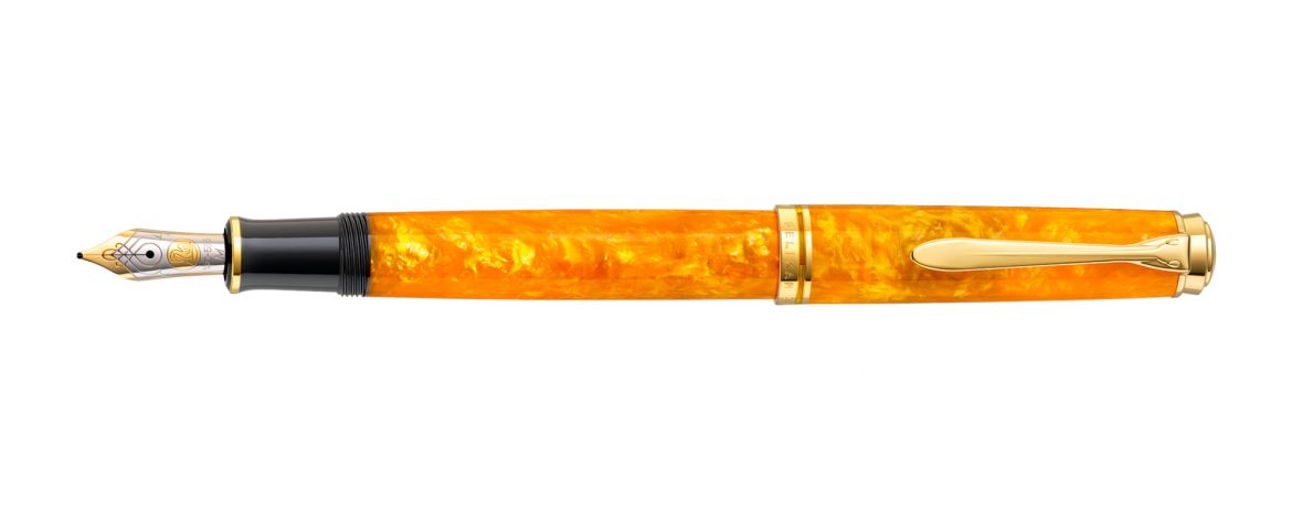 Pelikan Souverän M600 Vibrant Orange Penna Stilografica