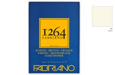 Fabriano 1264 - Blocco per Schizzi - Collato - Carta Grana Naturale 90 gr