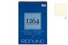 Fabriano 1264 - Blocco per Acquerello - Spiralato - Carta Grana Fine 300 gr
