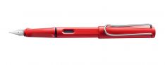 Lamy Safari - Penna Stilografica - Pennino in Acciaio - Red