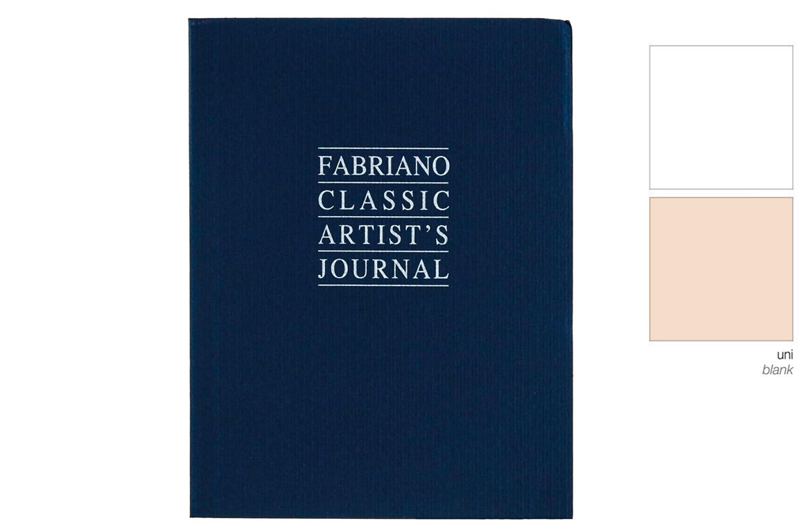 Fabriano Classic Artist's Journal - Libro per Schizzi - Carta Crema - Bianco