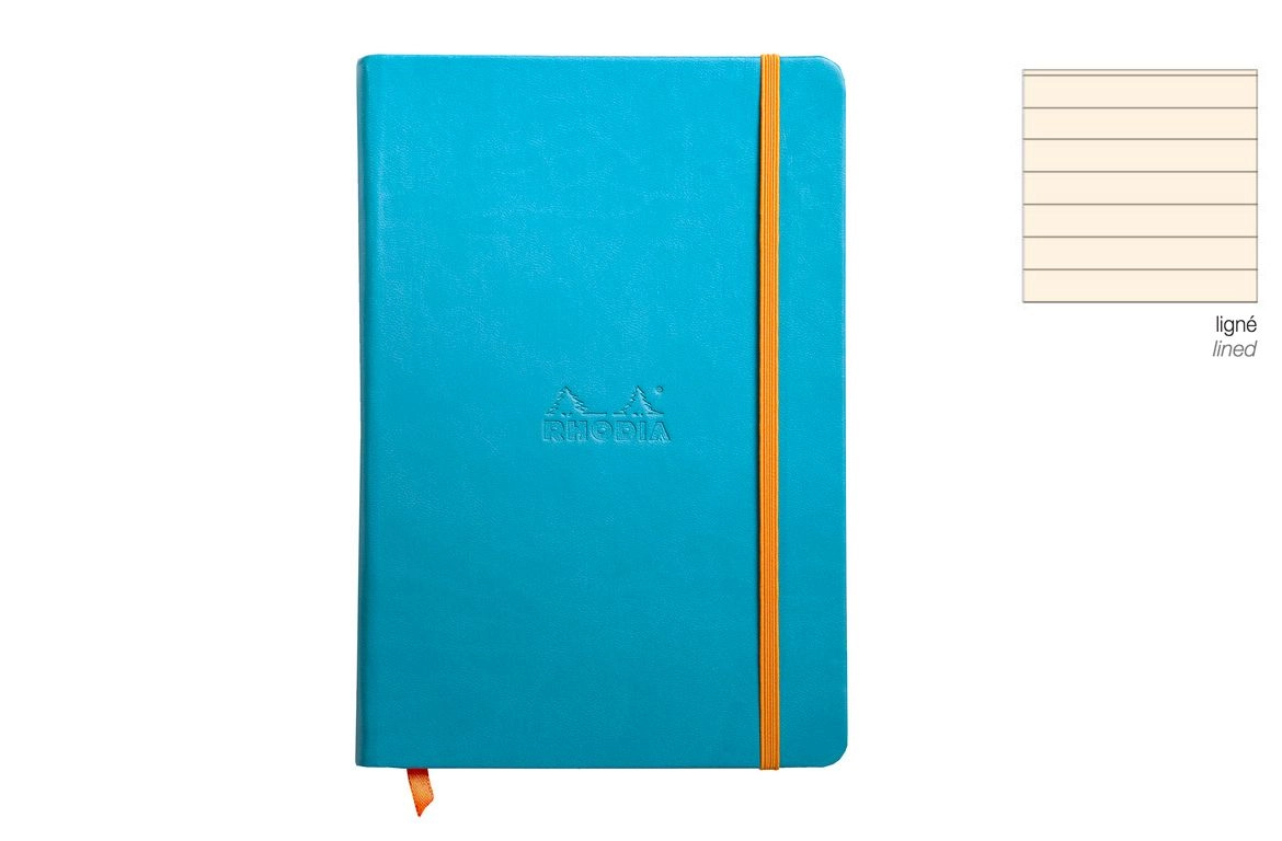 Rhodia Hardcover Notebook - Taccuino Copertina Rigida - Rigo - Turchese