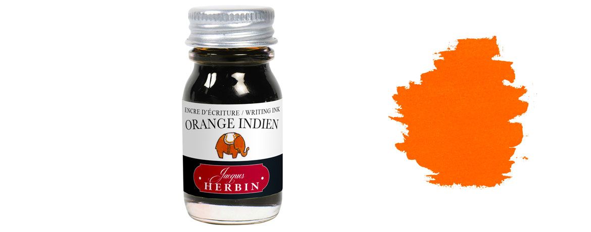 J.Herbin Inchiostro Stilografico 10ml Orange Indien