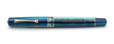 Leonardo Momento Zero Blue Hawaii - Penna Stilografica - Pennino in acciaio