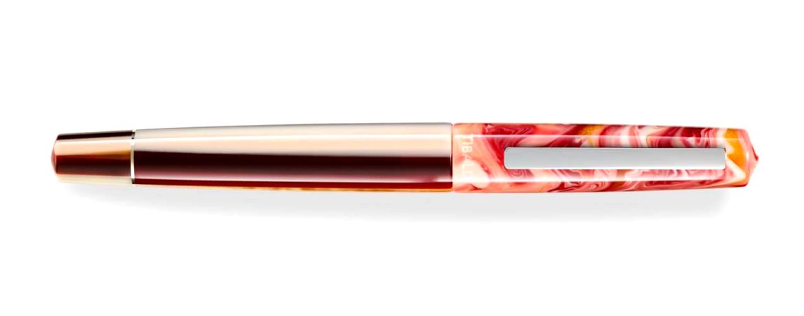 Tibaldi Infrangibile - Penna Stilografica - Pennino in Acciaio - Rosso Ruggine
