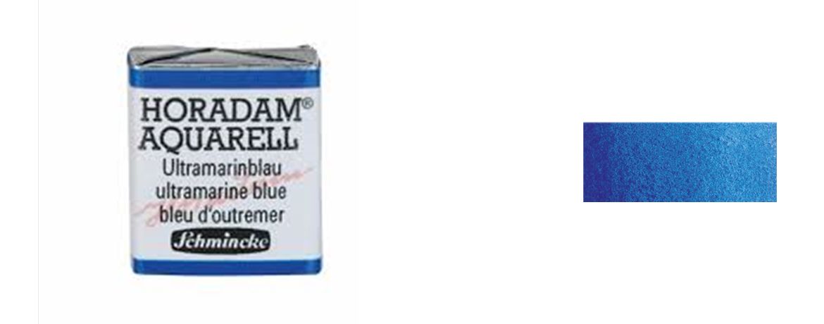Schmincke Horadam Aquarell - Acquerello -Ultramarine blue