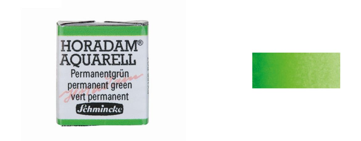 Schmincke Horadam Aquarell - Acquerello -Permanent Green