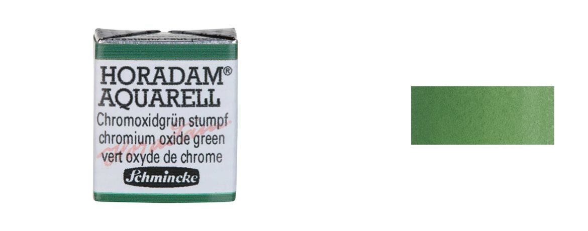 Schmincke Horadam Aquarell - Acquerello -Chromium Oxide Green