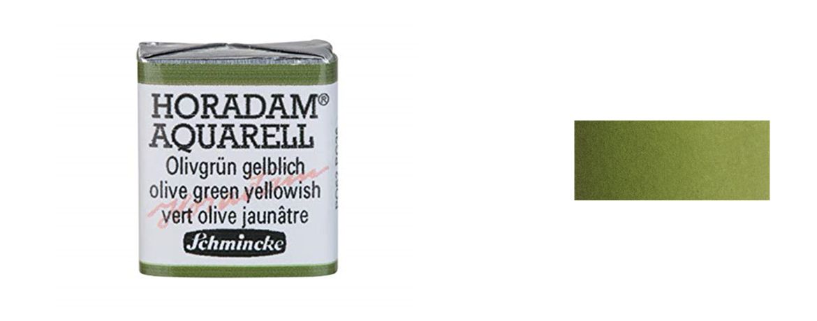 Schmincke Horadam Aquarell - Acquerello -Olive Green Yellowish