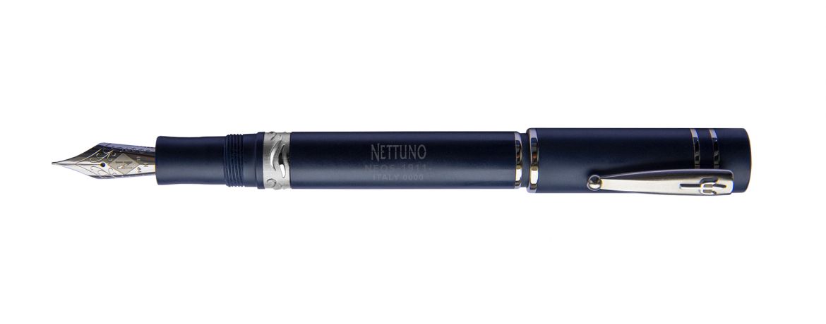 Nettuno Neos 1911 Collection - Penna Stilografica - Ulisse - Blu Satinato