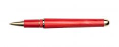 Pineider Avatar De Luxe Gold - Rollerball Pen - Devil Red