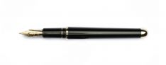 Pineider Avatar De Luxe Gold - Fountain Pen - Graphene Black