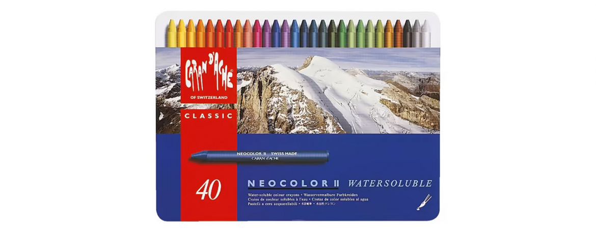 Caran D'ache Neocolor II - Set 40 Colors Watersoluble