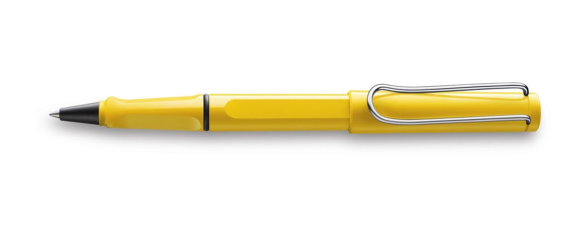 Lamy Safari Penna Roller in ABS con Clip in metallo - Yellow