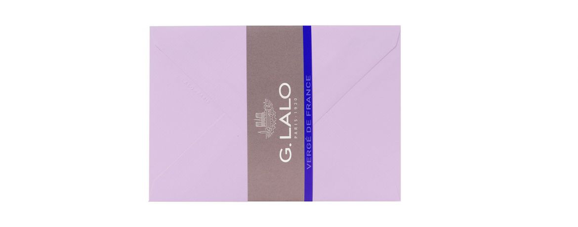 G. Lalo - Vergé de France - 25 Buste - 114x162mm - Busta colore Purple
