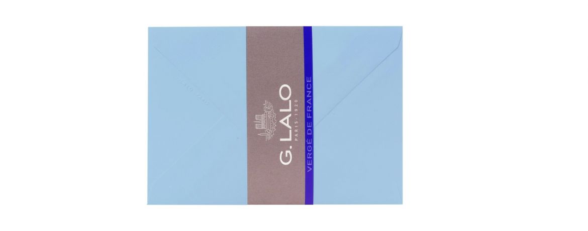 G. Lalo - Vergé de France - 25 Buste - 114x162mm - Busta colore Blu