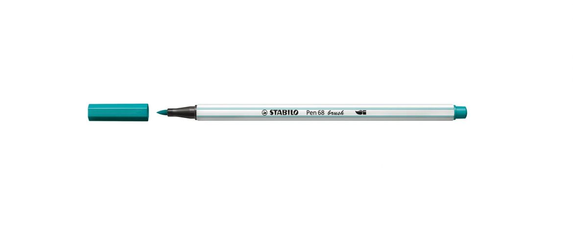 Stabilo Pen 68 - Brushpen - Blu Turchese