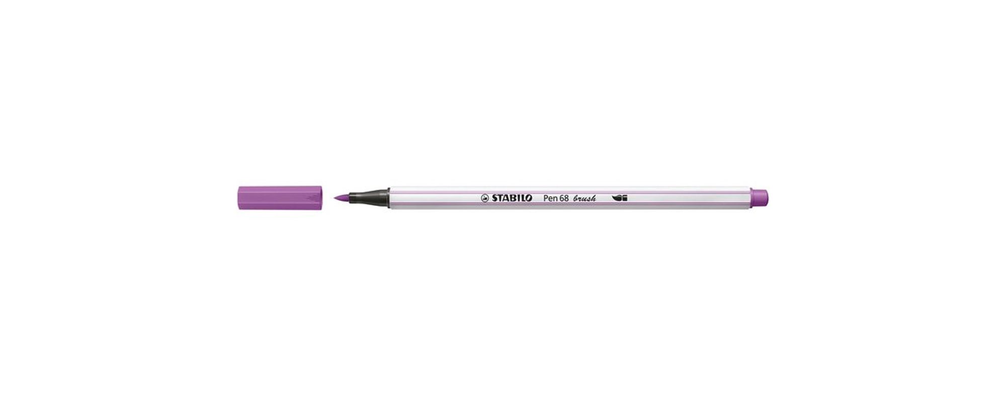 PENNA STABILO PEN 68 BRUSH LILLA