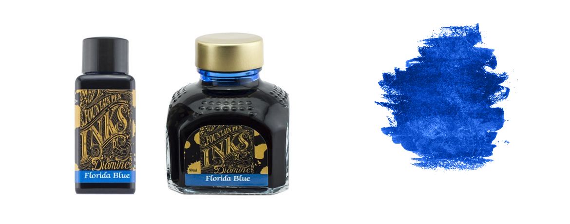 Diamine Florida Blue Flacone 30/80 ml inchiostro