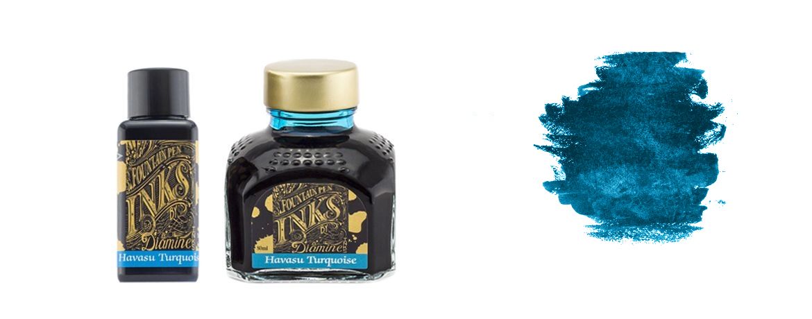Diamine Havasu Turquoise Flacone 30/80 ml inchiostro