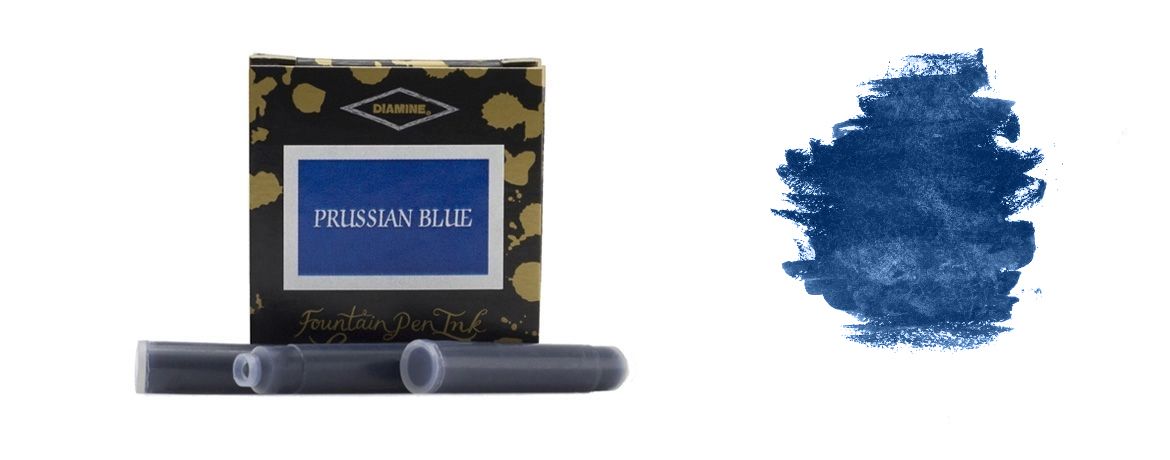 Diamine Cartucce per penna stilografica Colore Prussian Blue