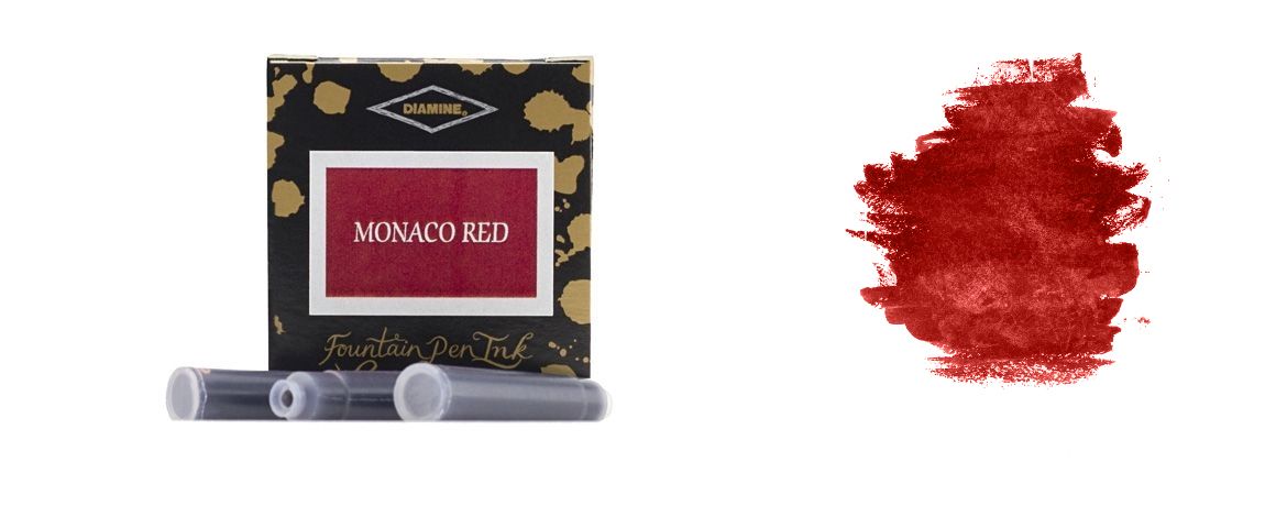 Diamine Cartucce per penna stilografica Colore Monaco Red