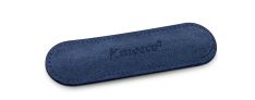 Kaweco Portapenne Sport Eco in pelle vellutata - 1 posto - Blu