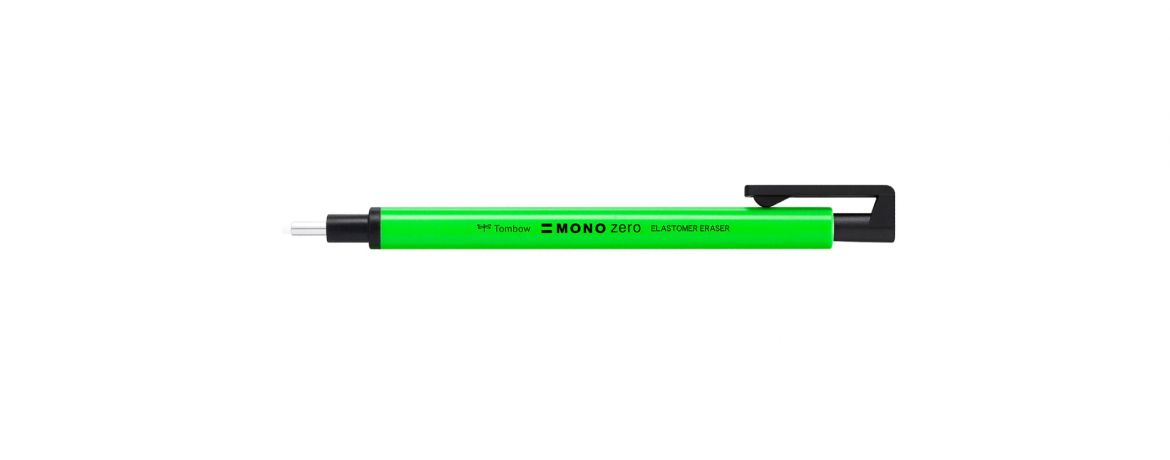 Tombow Mono Zero - Gomma di Precisione Ricaricabile - 2.3mm - Verde