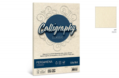 Favini Calligraphy Pergamena - Cartoncino Nuvolato 190 gr - Naturale