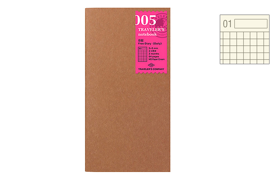 Traveler's Company - Notebook Refill - Regular Size - Ricarica Free Diary