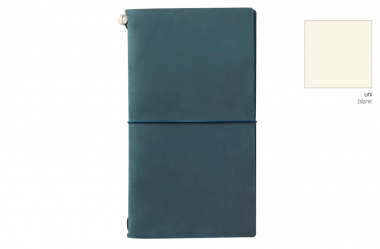 Traveler's Company - Notebook in Pelle - Blu - Regular