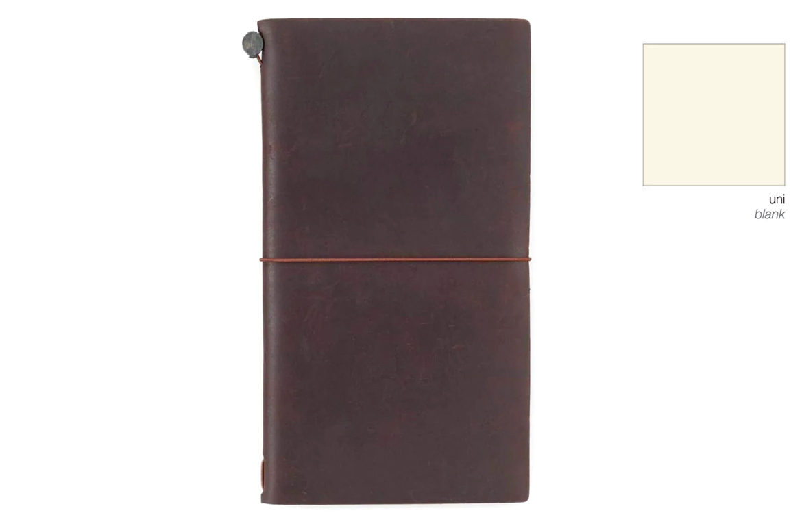 Traveler's Company - Notebook in Pelle - Brown - Regular