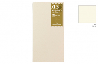 Traveler's Company - Notebook Refill - Lightweight Paper - Ricarica - Bianco