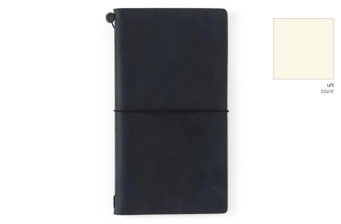 Traveler's Company - Notebook in Pelle - Black - Regular