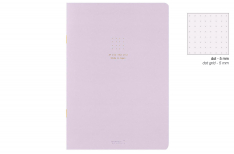 Midori - Notebook A5 - Puntinato - Color Dot Grid - Viola