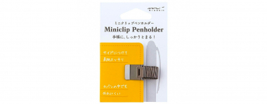 Midori - Porta Penna - Miniclip Pen Holder - Nero
