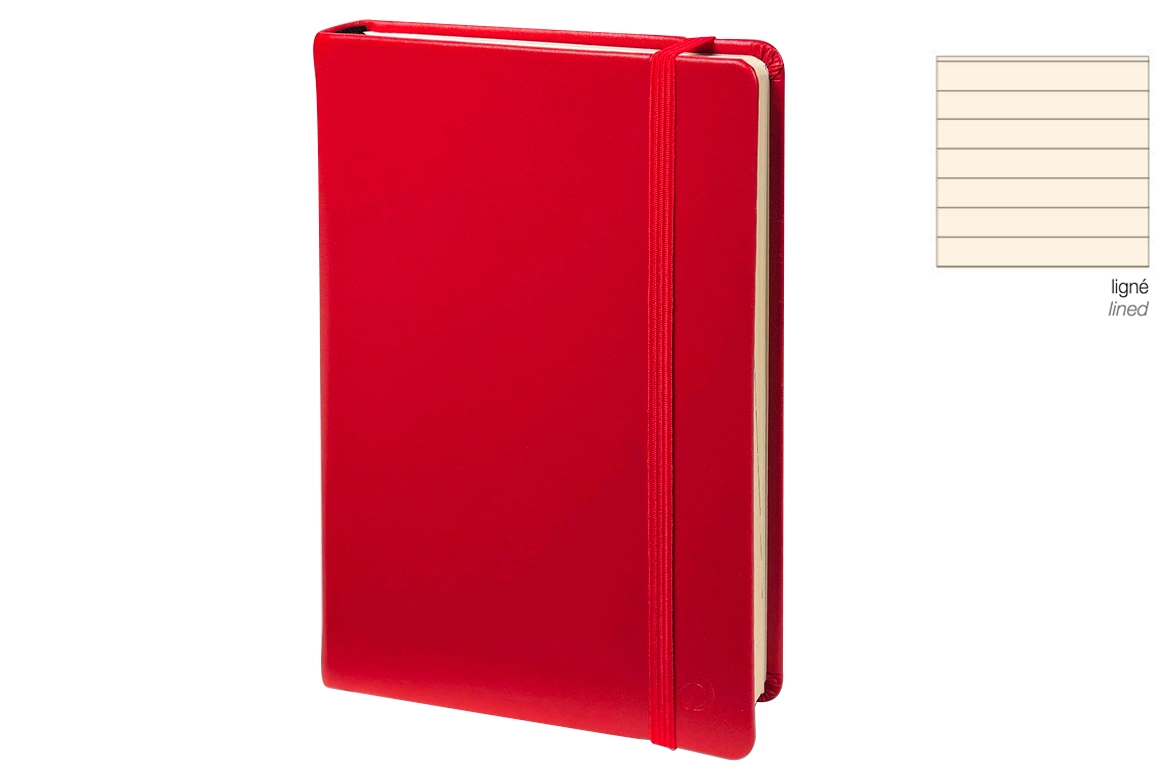 Quo Vadis Habana - Taccuino con elastico Rosso - 16 x 24 cm - Rigo
