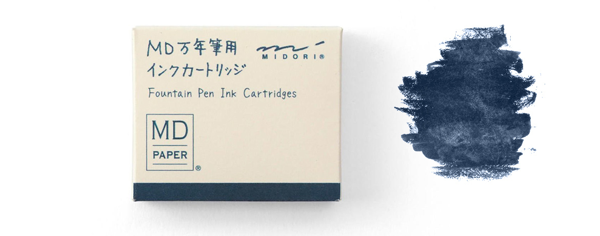 Midori - MD Paper - Cartucce per Penna Stilografica - Blue-Black