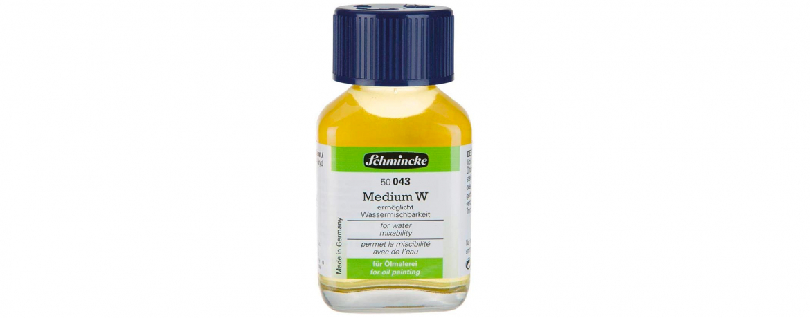 Schmincke Medium W - Mezzo liquido per la Miscelazione di Colori ad Olio con Acqua