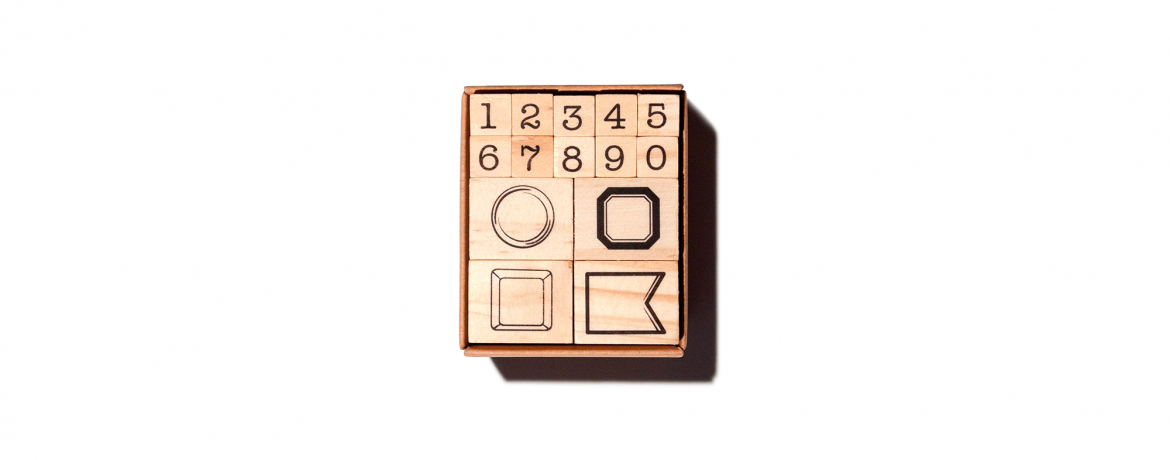 Stamp - Number - Timbri in Legno con Numeri