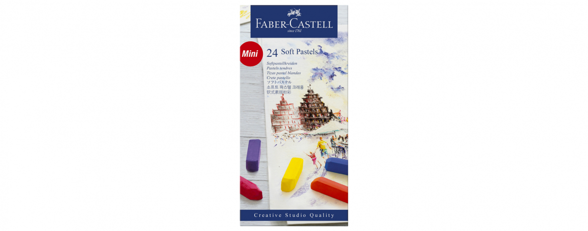 Faber Castell Soft Pastels Mini - Patelli Morbidi 24 Colori