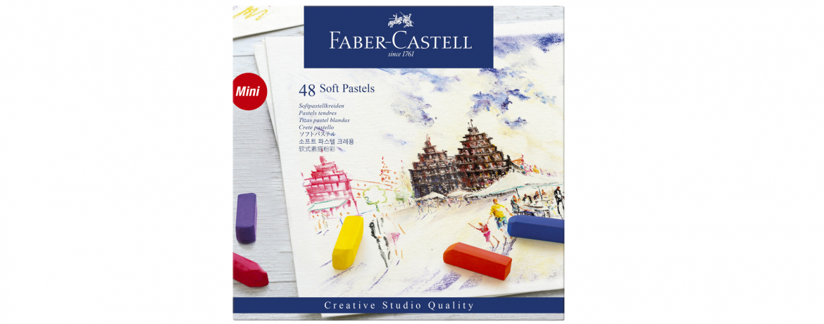 Faber Castell Soft Pastels Mini - Crete Pastello - 48 Colori