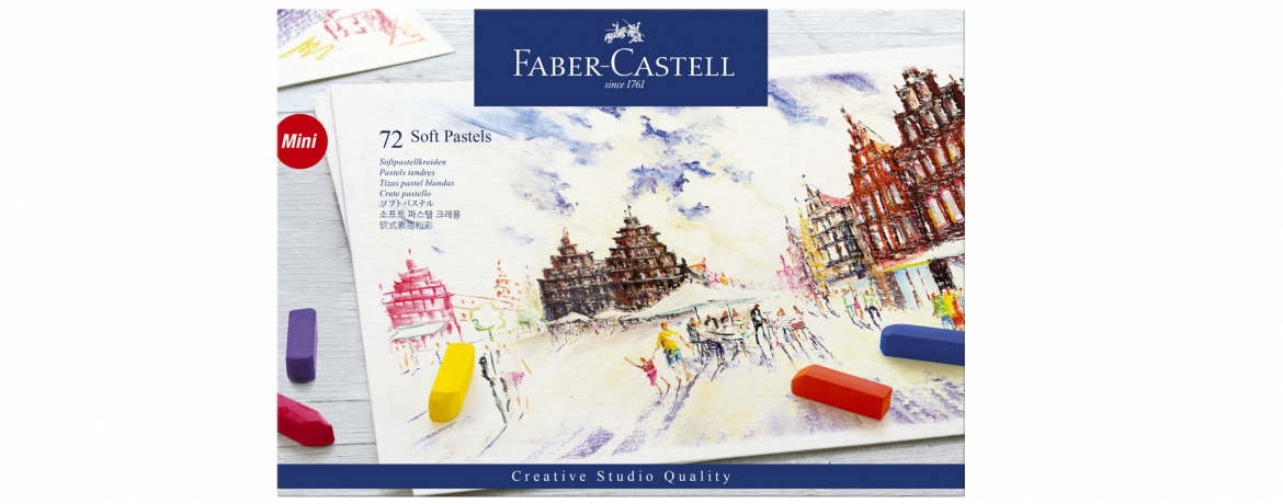 Faber Castell Soft Pastels Mini - Crete Pastello - 72 Colori