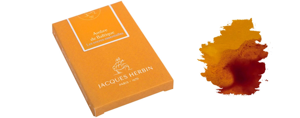 J.Herbin Cartuccia d'Inchiostro Encre Essentilies - Ambre De Baltique